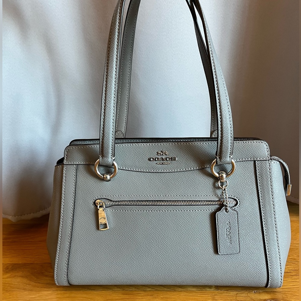 Leather COACH shoulder bag